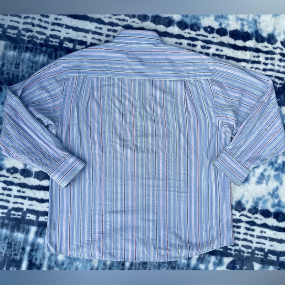 Vintage Single Needle Tailoring Beverly Hills Polo Club 100% Combed Cotton Shirt - Picture 7 of 13